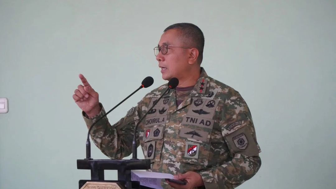  Panglima Divisi Infanteri 3 Kostrad Pimpin acara Exit Briefing
