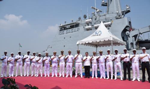 MENGEMBAN MISI "ONE OCEAN, ONE MISSION", KODAERAL III SAMBUT KEDATANGAN INS SUNAYNA