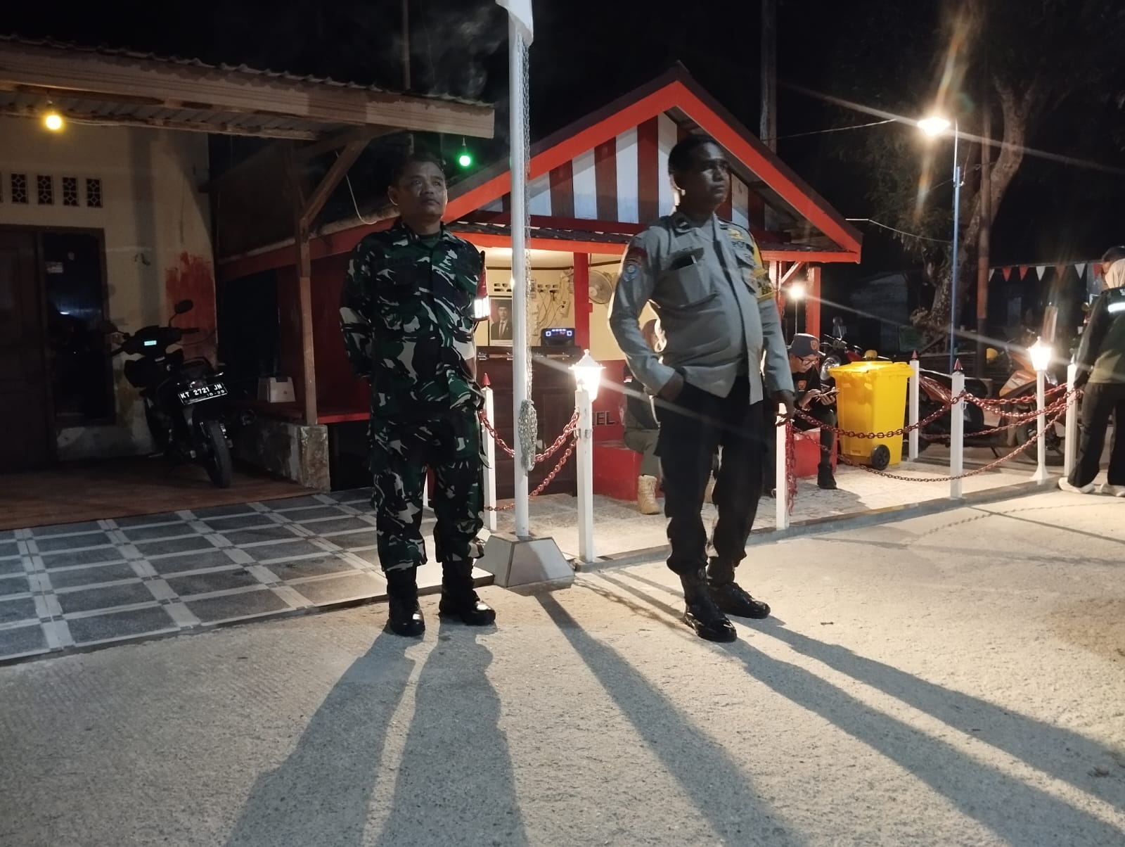 Sinergi TNI-Polri, dan Pol PP Sambangi Pos Kamling di Kecamatan Palaran