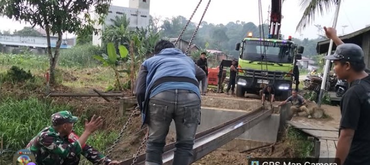 Percepatan Pembangunan Jembatan Beton Penghubung Antar Desa di Loa Bahu