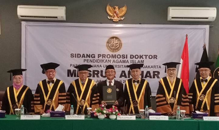 WUJUDKAN BUDAYA NASIONALIS RELIGIUS MELALUI PENDIDIKAN KADERISASI PARTAI, MASRUR ANHAR RAIH GELAR DO
