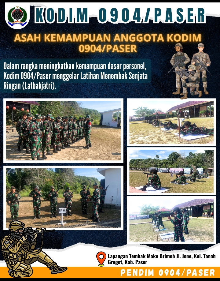 Asah kemampuan Anggota Kodim 0904/Paser