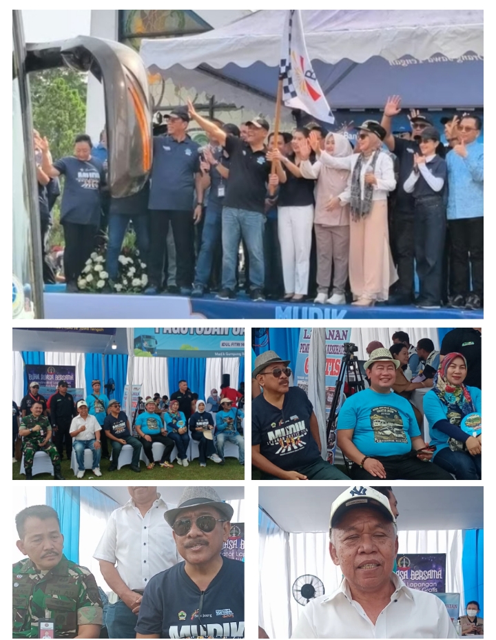 Mudik Gratis Paguyuban Jawa Tengah Berangkatkan 20.000 Perantau Dengan 326 Bus Gratis