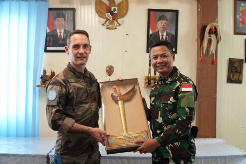 Silaturahmi Antar Komandan Satgas, Bukti Hubungan Baik Kontingen Indobatt Dengan FCR