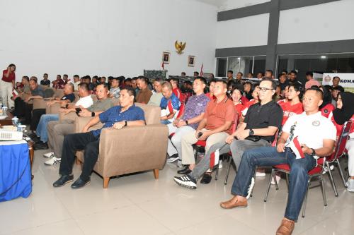 Pangkoarmada 1 Bersama Prajurit Lantamal XII  Nobar Timnas Indonesia U-23 Vs Uzbekistan U-23 Piala A