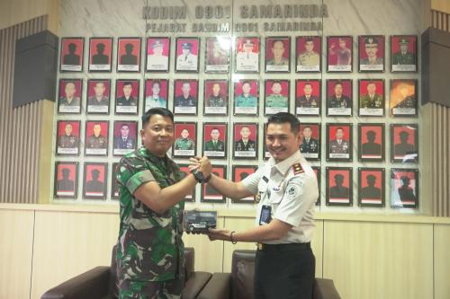 Dandim 0901/Samarinda Menerima Audiensi Kepala Kantor Imigrasi Kelas I TPI