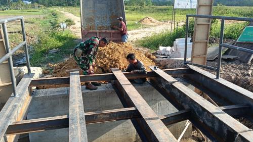 Pengerjaan Jembatan Beton Garuda di Rawa Makmur Dipercepat, Dukung Aktivitas Warga