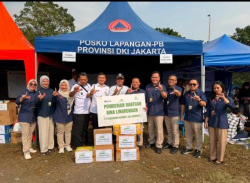 Pegadaian Berikan Bantuan Rp50 Juta Pada Korban Kebakaran di Pasar Jiung Kemayoran