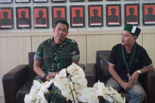 Dandim 0901/Samarinda Terima Audiensi Ketua Umum HMI Cabang Samarinda