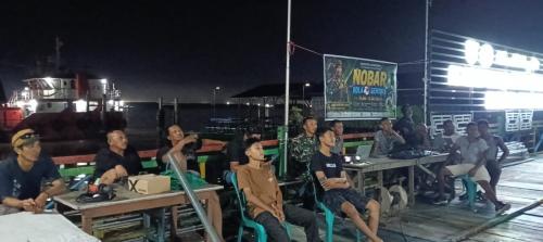 Babinsa Koramil 0901-04/Palaran Gelar Nobar Piala Dunia 2026 Bersama Warga