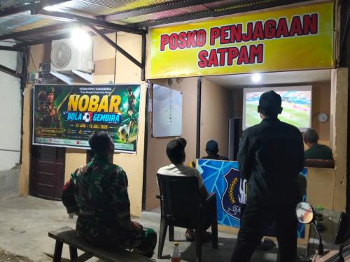BABINSA HARAPAN BARU NOBAR GEMBIRA PIALA DUNIA 2026 BERSAMA WARGA