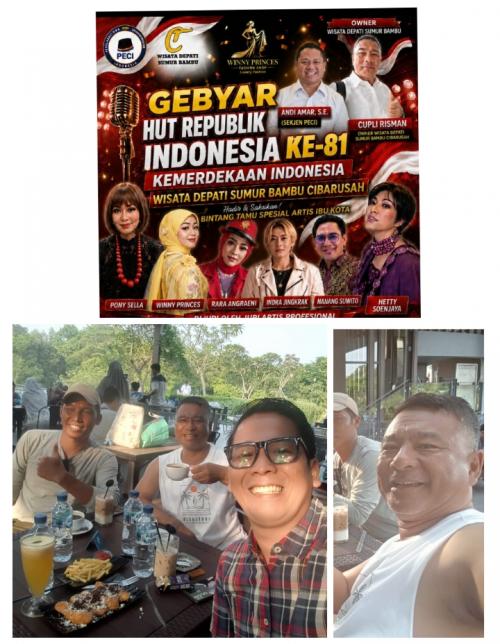 Undang Ribuan Warga Partai PECI Bekasi Gelar Panggung Kemerdekaan RI Ke 81