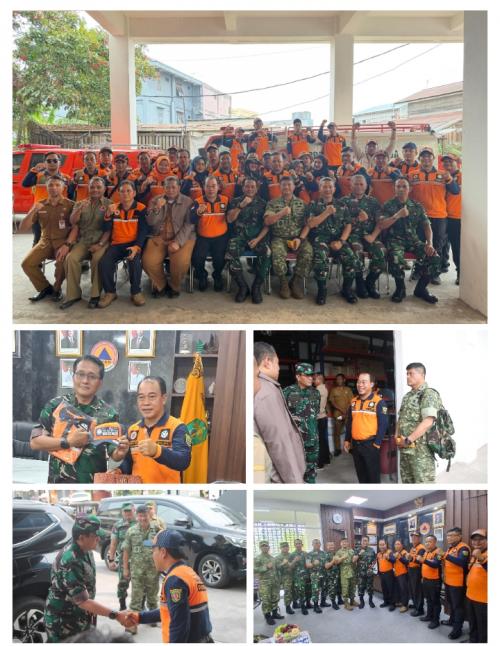 Tim Penyuluh Karhutla Sesko TNI Kunjungi BPBD Kota Samarinda