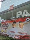 Sambut HUT RI, Spanduk Partai Peci dukung Prabowo - AHA Aituarauw Bertebaran di Kota Bandung 